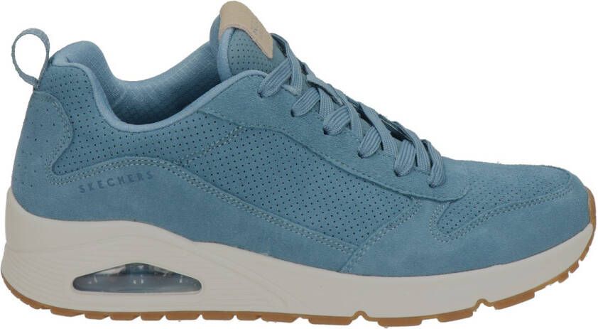 Skechers Street suède sneakers blauw