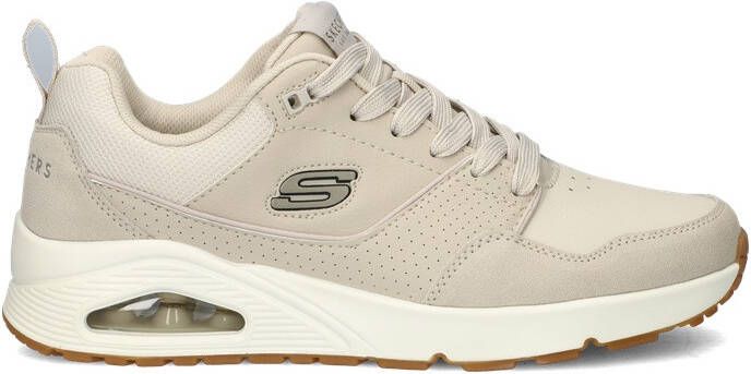 Skechers Uno Retro One Heren Sneakers Gebroken wit
