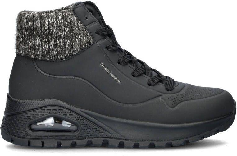 Skechers Uno Rugged gevoerde sneakers zwart