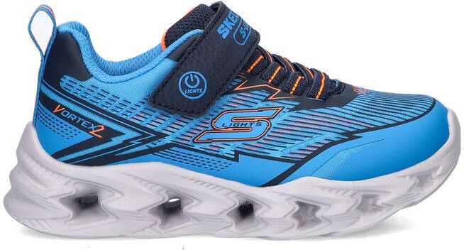 Skechers Vortex jongens klittenbandschoen Blauw