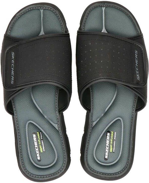 Skechers heren slippers zwart Extra comfort Memory Foam - Foto 6