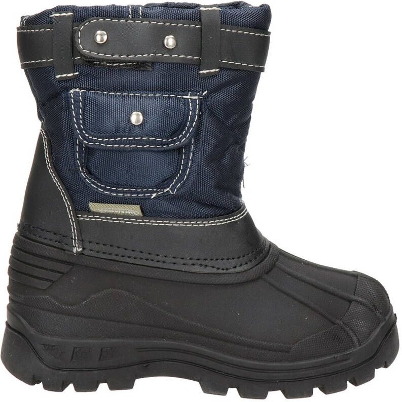 Snow Fun snowboots zwart blauw Rubber Meerkleurig 27