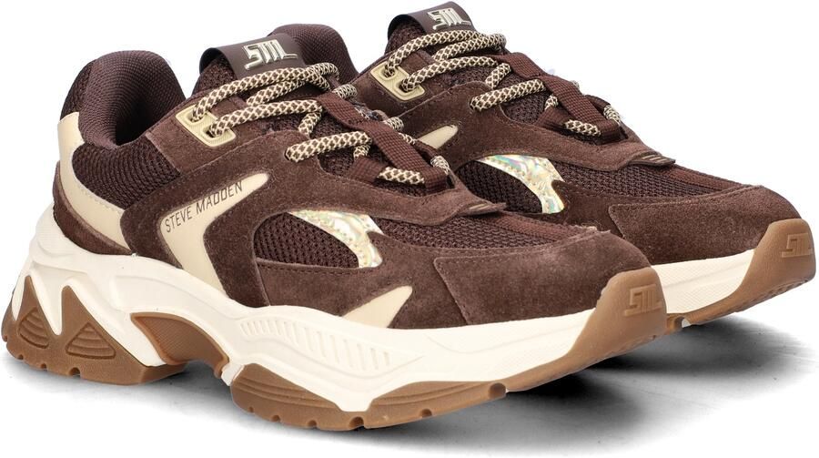 Steve Madden Supercampo-f Sneakers Dames Bruin - Foto 7
