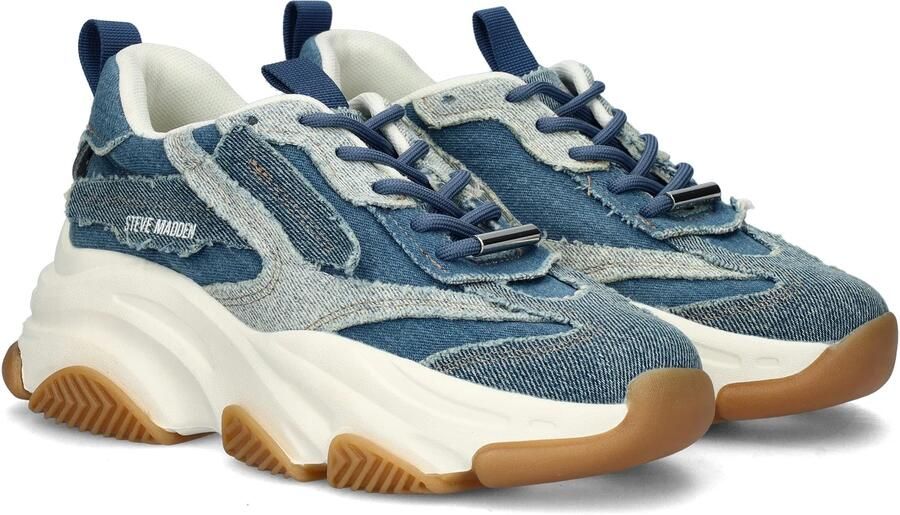 Steve Madden Dames Sneakers Possession-e Denim Multi Jeansblauw - Foto 5