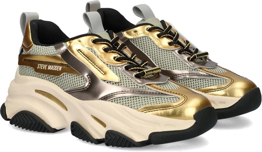 STEVE MADDEN Possession-E | Pewter Gld Zilver Mesh Lage sneakers Dames - Foto 5