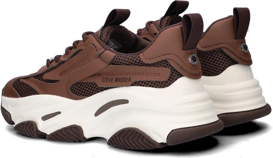Steve Madden Possession Sneakers Laag Donkerbruin - Foto 9