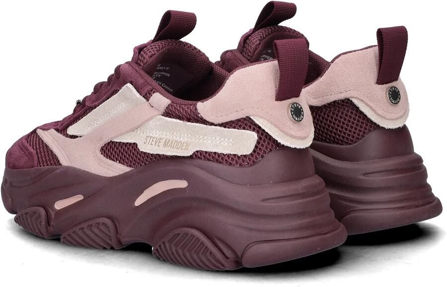 Steve Madden Possession Sneakers Dames Rood - Foto 5