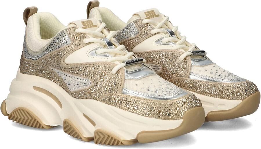 Steve Madden Dames Sneakers Privy Silver gold Cream Zilver - Foto 4
