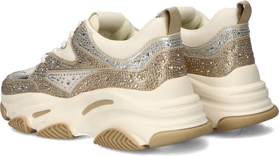 Steve Madden Dames Sneakers Privy Silver gold Cream Zilver - Foto 5