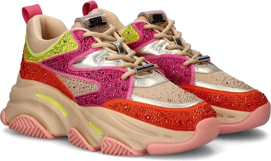 Steve Madden Privy Sneaker met Strass-steentjes Multicolor Dames - Foto 3