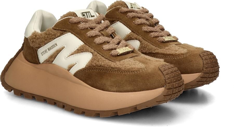 Steve Madden Supercampo-f Sneakers Dames Bruin - Foto 5