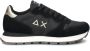 Sun 68 Ally Gold Silver dames sneaker Zwart - Thumbnail 1