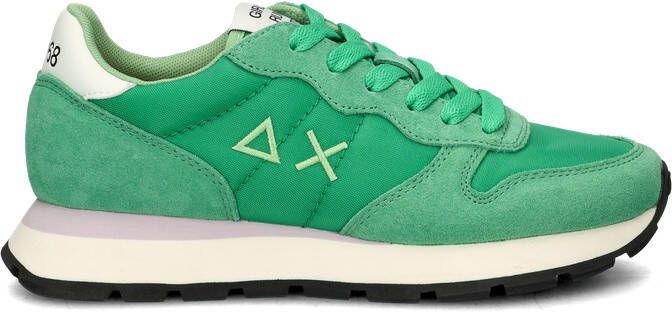 Sun68 Ally Solid Nylon Sneakers Dames Groen - Foto 2