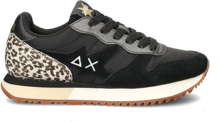 Sun 68 Stargirl Animal dames sneaker Zwart