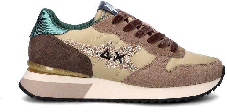 Sun 68 Stargirl Glitter lage sneakers