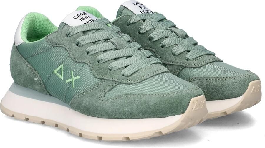 Sun68 Sun 68 Ally Solid Nylon Sneakers Dames Groen - Foto 9