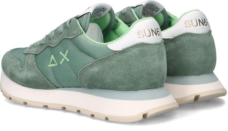 Sun68 Sun 68 Ally Solid Nylon Sneakers Dames Groen - Foto 10