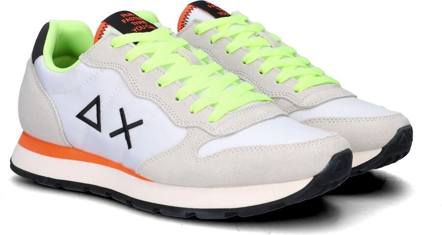 Sun68 Lage Sneakers Z36102 TOM FLUO-502 01 BIANCO - Foto 4