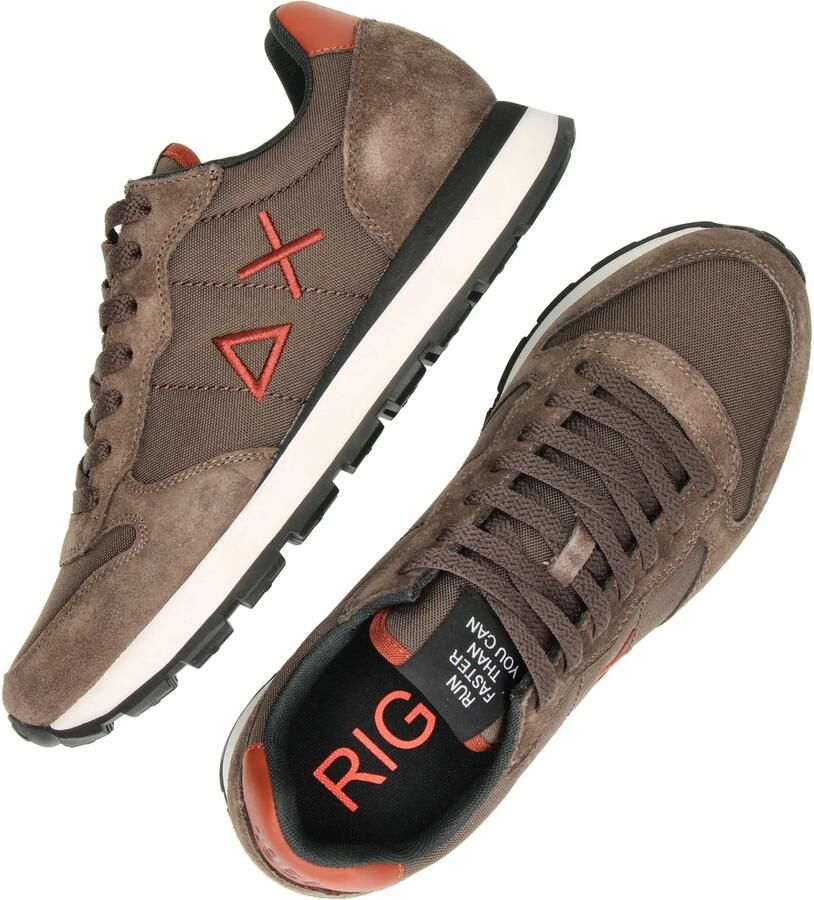 Sun68 Sneakers van nylon en suède met geborduurd logo - Foto 8