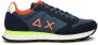 Sun68 Heren Tom Fluo Navy Blue Sneakers Blue Heren - Thumbnail 5