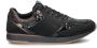 Tamaris Sportieve Zwarte Sneakers met Textiel en Synthetisch Bovenwerk Black Dames - Thumbnail 4