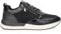 Tamaris Sneakers met sleehak vrijetijdsschoen lage schoen veterschoen met trendy metallic-details - Thumbnail 4