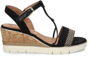 Tamaris sandalen zwart
