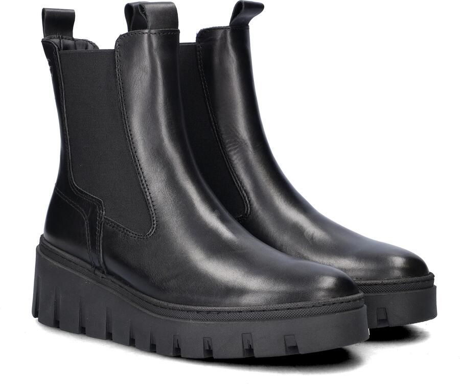Tamaris dames chelsea boot leren laarzen enkellaars vrouwen leer M2549141 zwart - Foto 13