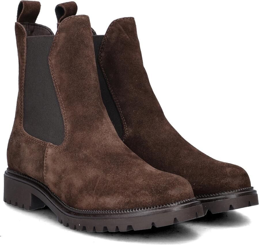 Tamaris Chelsea boots 'Schnürstiefel Damen 1-25427-41 090 Echtleder in schwarz' zwart - Foto 12