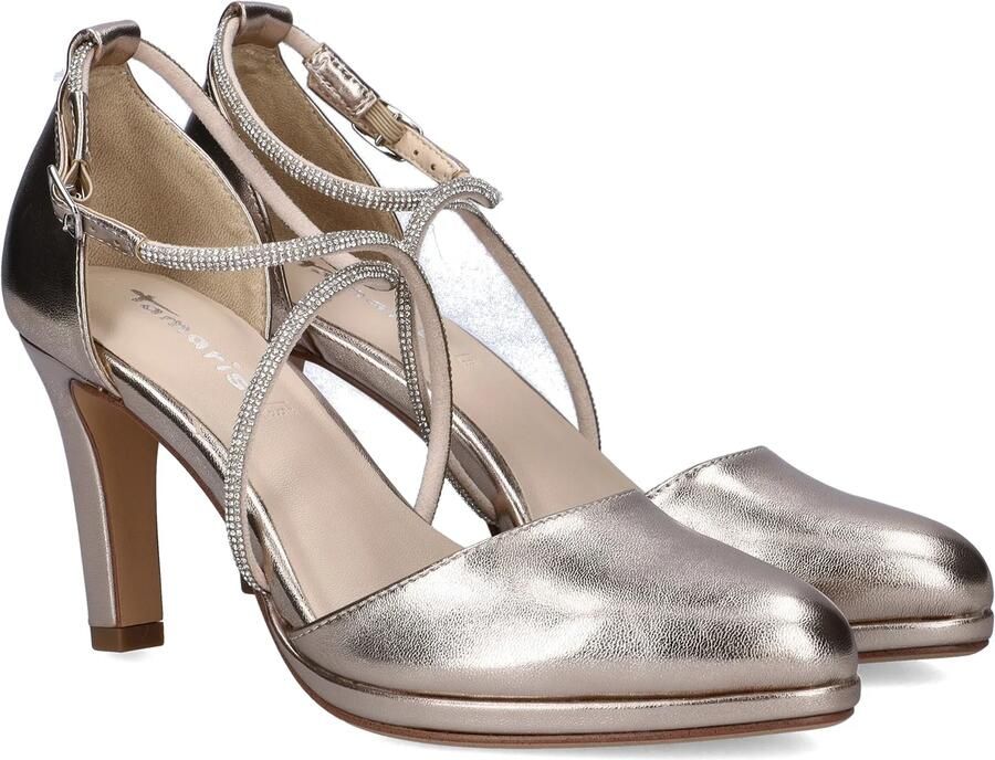 Tamaris Ballerina's blockhak business schoen instapschoen met schattige decoratieve strik - Foto 17