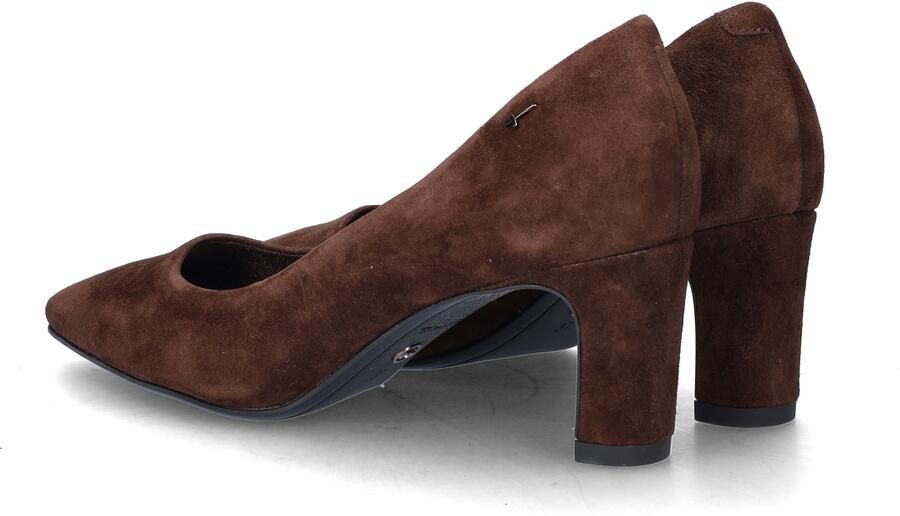 Tamaris 1-22455-47 Mocca Lederen pump met hak - Foto 6