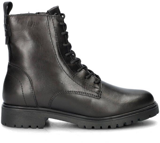 Tamaris leren veterboots zwart - Foto 5