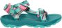 Teva Hurricane XLT outdoor sandalen turquoise roze - Thumbnail 2