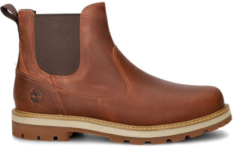 Timberland Britton Road nubuck chelsea boots cognac