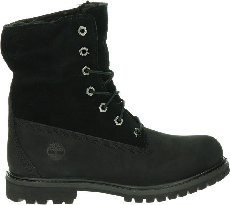 Timberland Authentics Teddy Fleece Wp Fold-down Boots Schoenen schwarz maat: 38.5 beschikbare maaten:36 37.5 38.5 39.5 40 41.5 - Foto 3