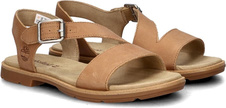 Timberland Women's Calista Bay Backstrap Sandal Sandalen bruin beige - Foto 4