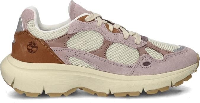 Timberland Women's Hazel Lane Low Lace Up Sneaker Sneakers bruin beige - Foto 4