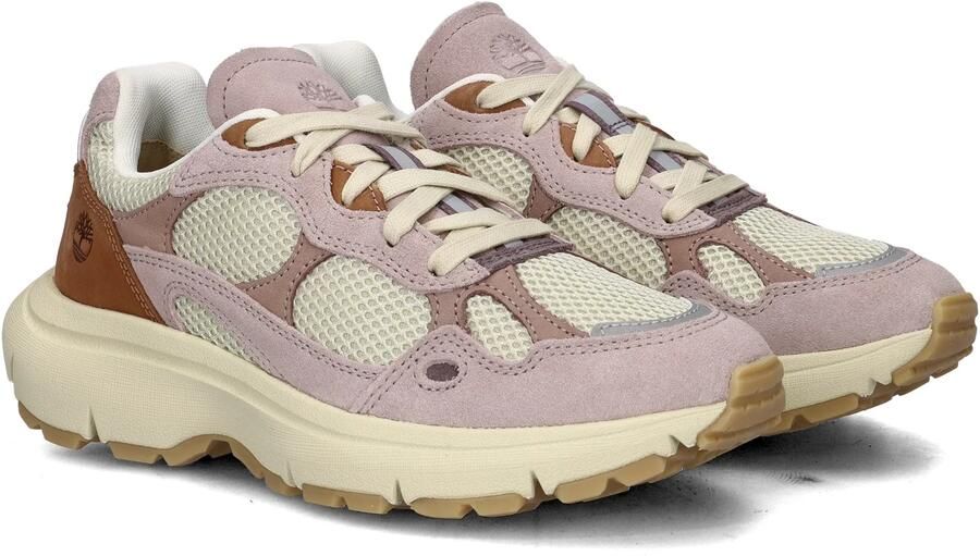 Timberland Women's Hazel Lane Low Lace Up Sneaker Sneakers bruin beige - Foto 5