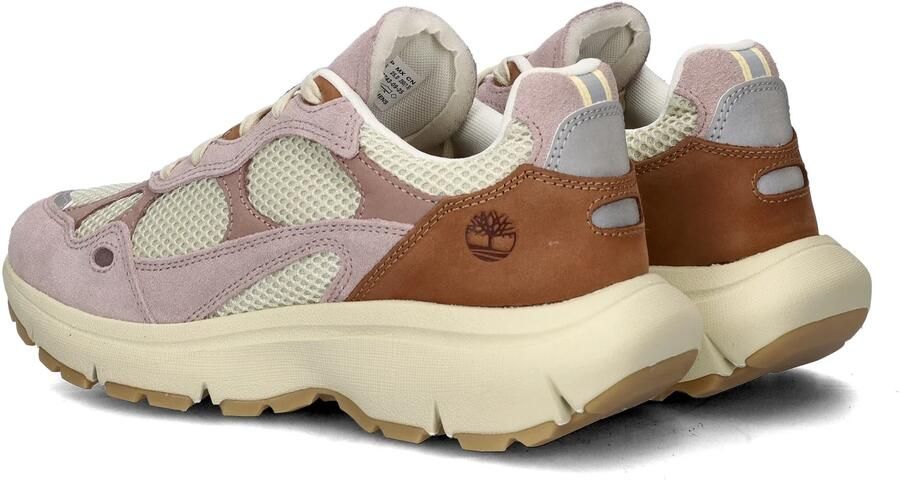 Timberland Women's Hazel Lane Low Lace Up Sneaker Sneakers bruin beige - Foto 6