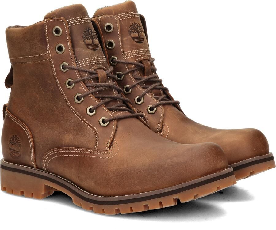 Timberland Premium Rugged WP 6 inch Waterproof Boot Heren Winter Laarzen Boots Schoenen Leer Bruin TB1A2JJB - Foto 4