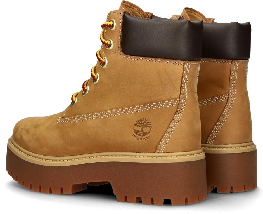 Timberland 6 Inch Lace Up Veterboots Laarzen Met Veters Dames Camel - Foto 3