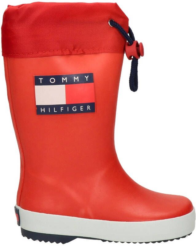 Tommy Hilfiger Rain Boot Laarzen Rubber Rood - Foto 4