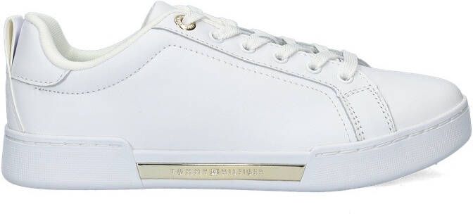 Tommy Hilfiger Plateausneakers CHIQUE COURT SNEAKER Vrijetijdsschoen lage schoen veterschoen logo applicatie op het plateau - Foto 10