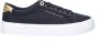 Tommy Hilfiger Plateausneakers ESSENTIAL VULC CANVAS SNEAKER Contrastafwerking in metalliclook vrijetijdsschoen halfschoen veterschoen - Thumbnail 3
