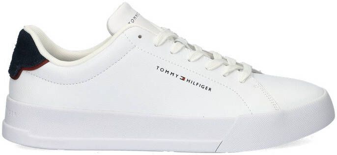 Tommy Hilfiger Sneakers TH COURT LTH DETAIL ESS vrijetijdsschoen lage schoen veterschoen met zijlijk logo-opdruk - Foto 18