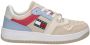 Bruin Tinten Tommy Jeans Meg Low Lage sneakers Leren Sneaker Dames Beige - Thumbnail 4