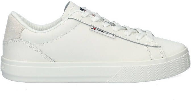 TOMMY JEANS Plateausneakers TJW CUPSOLE SNEAKER ESS met logo-patch op de tong vrijetijdsschoen lage schoen veterschoen - Foto 8