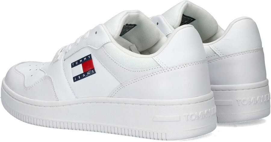 TOMMY JEANS Plateausneakers TJW RETRO BASKET FLATFORM ESS met logo-tekst in de zool vrijetijdsschoen lage schoen veterschoen - Foto 11