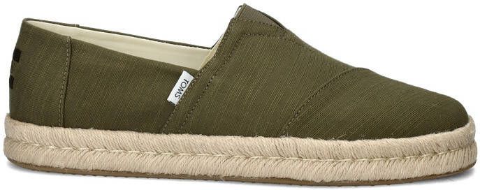 TOMS Shoes ALPARGATA ROPE 2.0 Volwassenen Instappers Groen - Foto 5