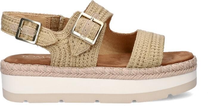 TOMS Giana Sandalen Dames Beige - Foto 9